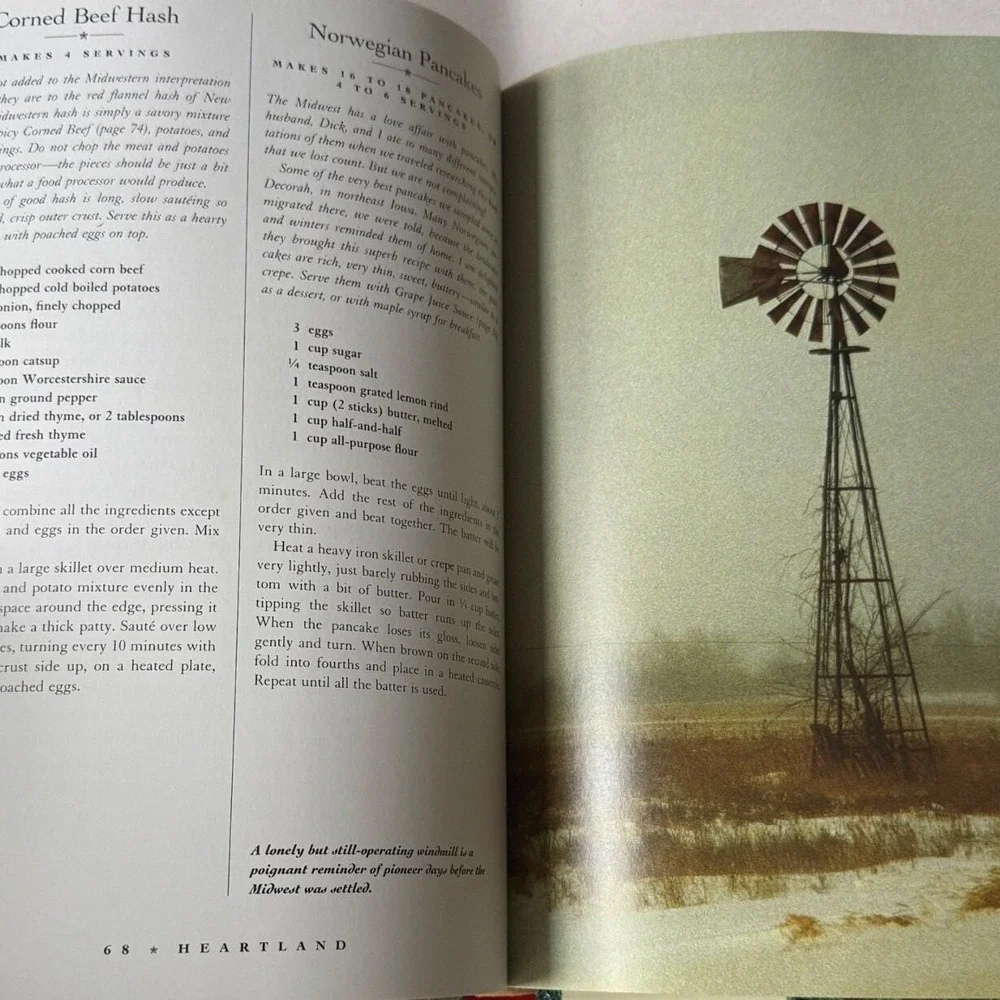 Heartland Midwest Kitchens Cookbook Marcia Adams Farmhouse‎ Americana Recipes